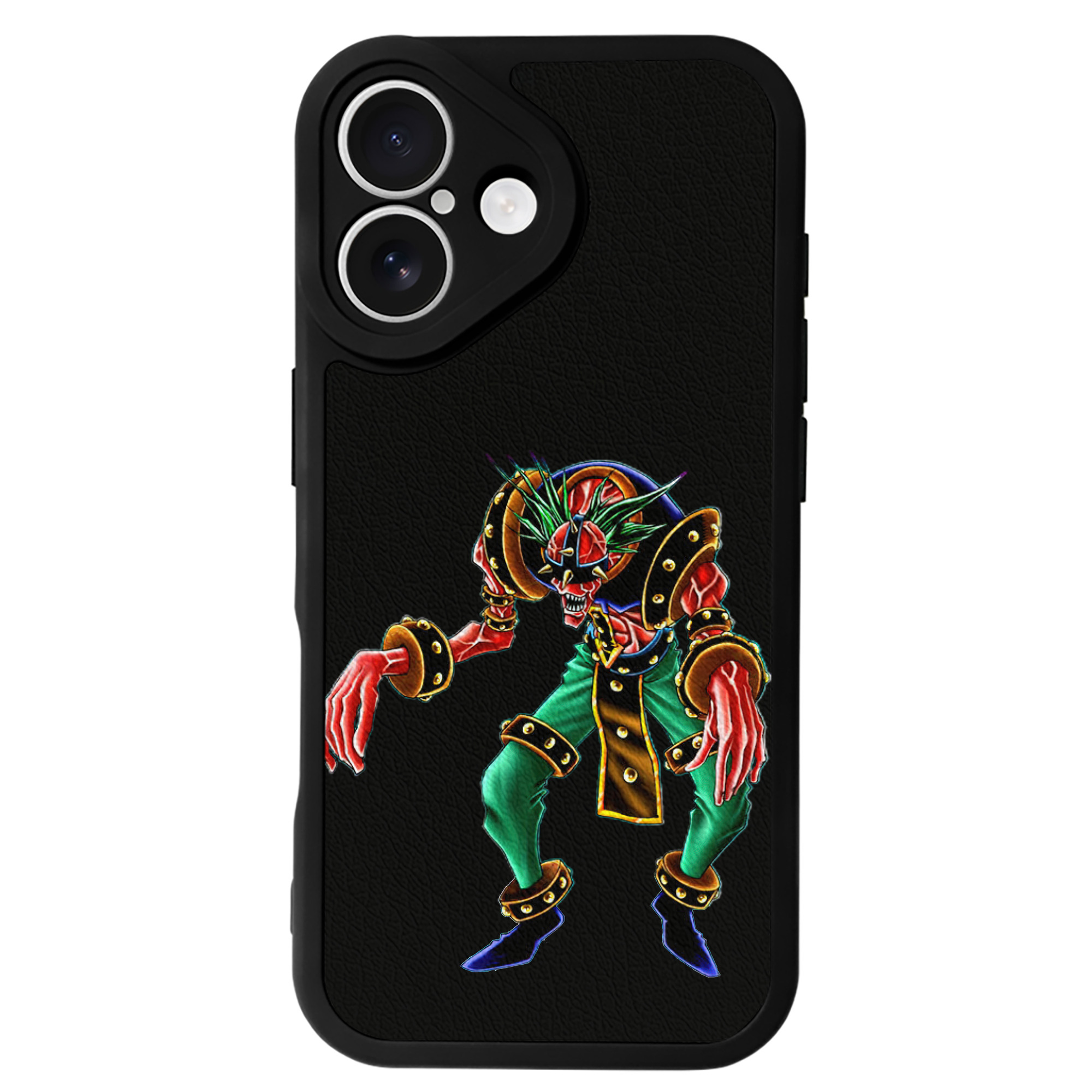 （画像用） 遊☆戯☆王 Yu-Gi-Oh! 【iPhone 16シリーズ対応】シリコンスマホケース（レザー調） 材質：シリコン